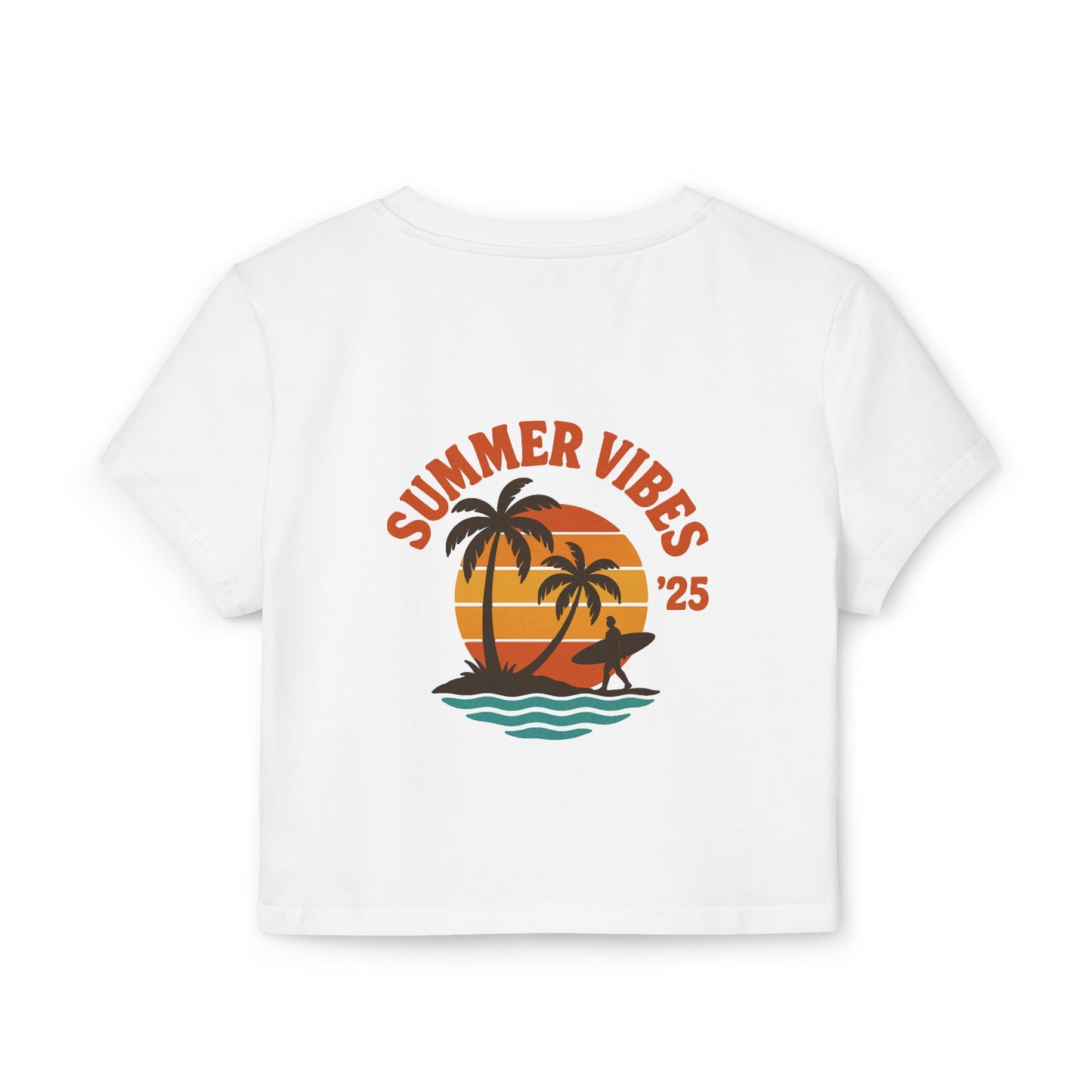 Summer Vibes Women's Baby Tee