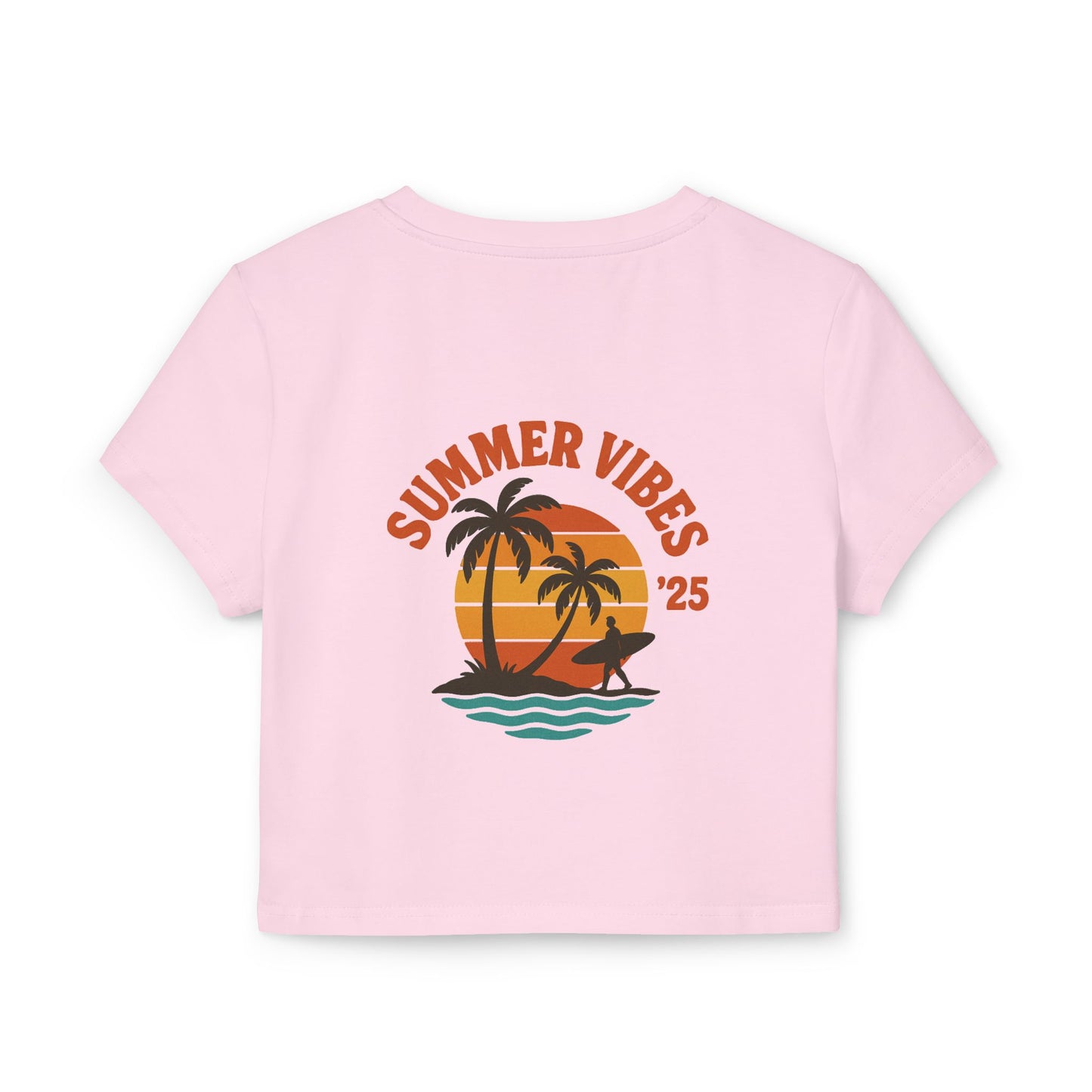 Summer Vibes Women's Baby Tee
