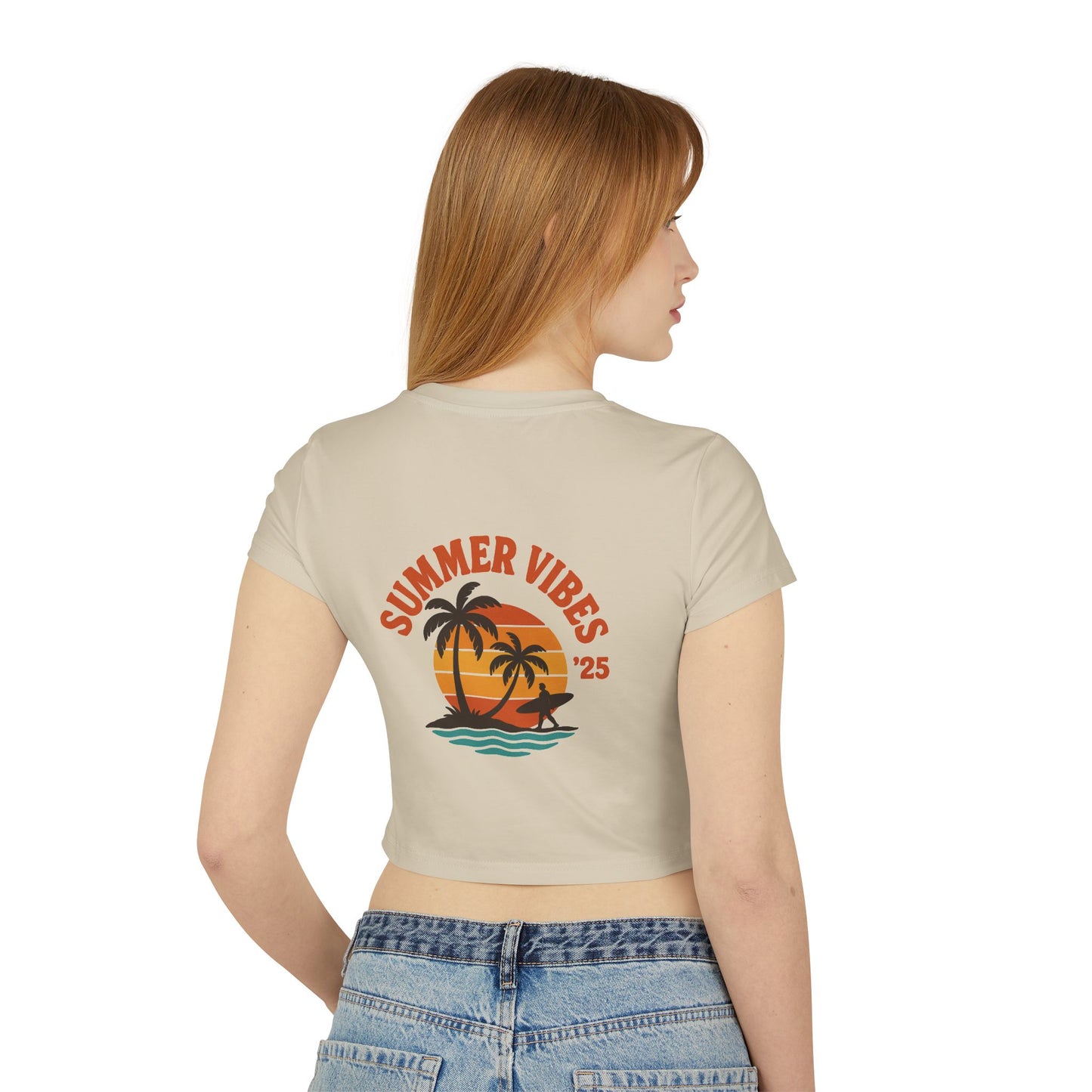 Summer Vibes Women's Baby Tee
