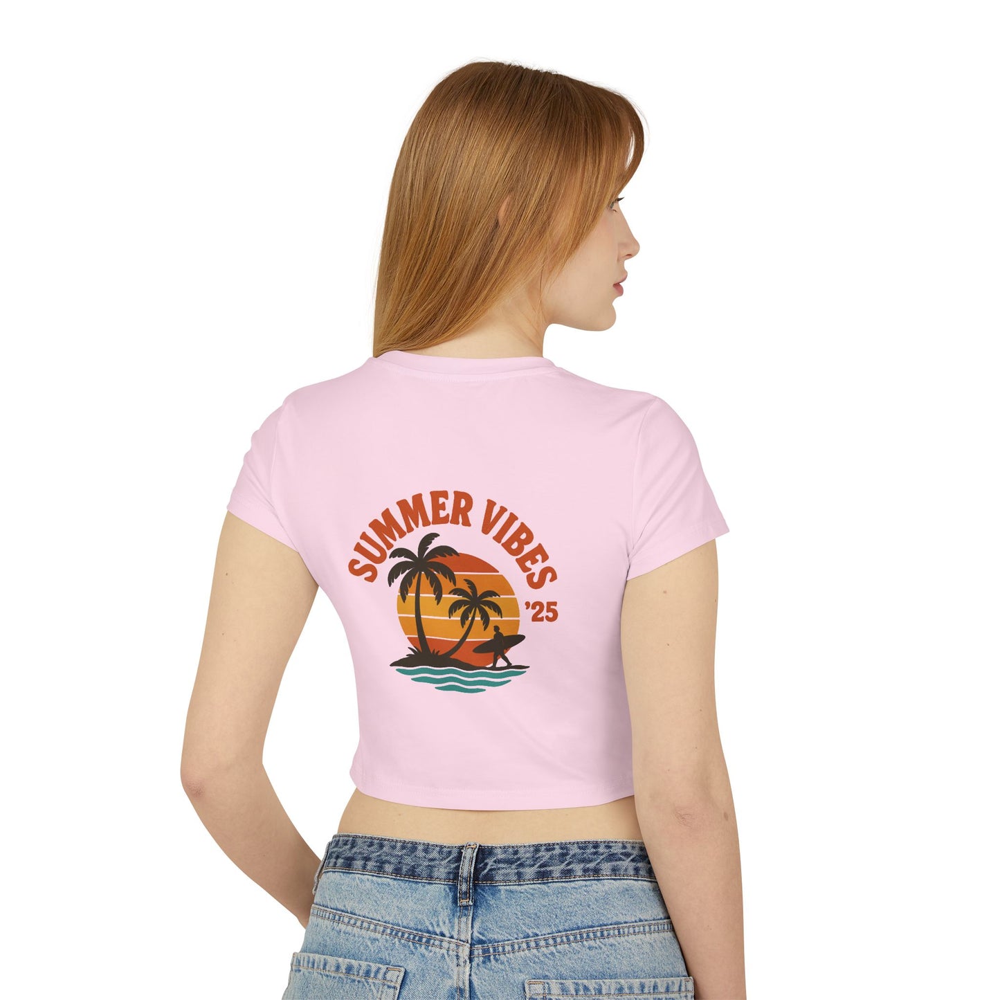 Summer Vibes Women's Baby Tee