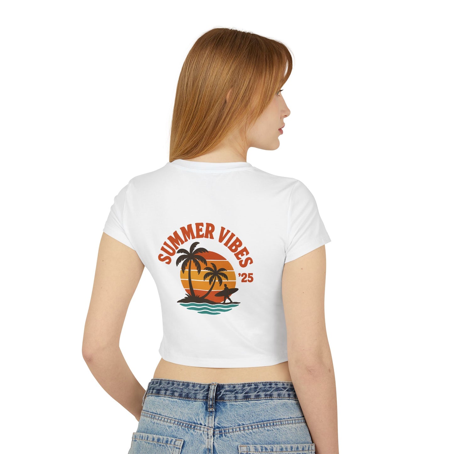 Summer Vibes Women's Baby Tee