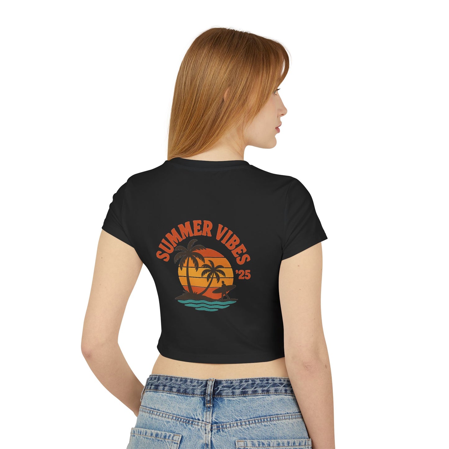 Summer Vibes Women's Baby Tee